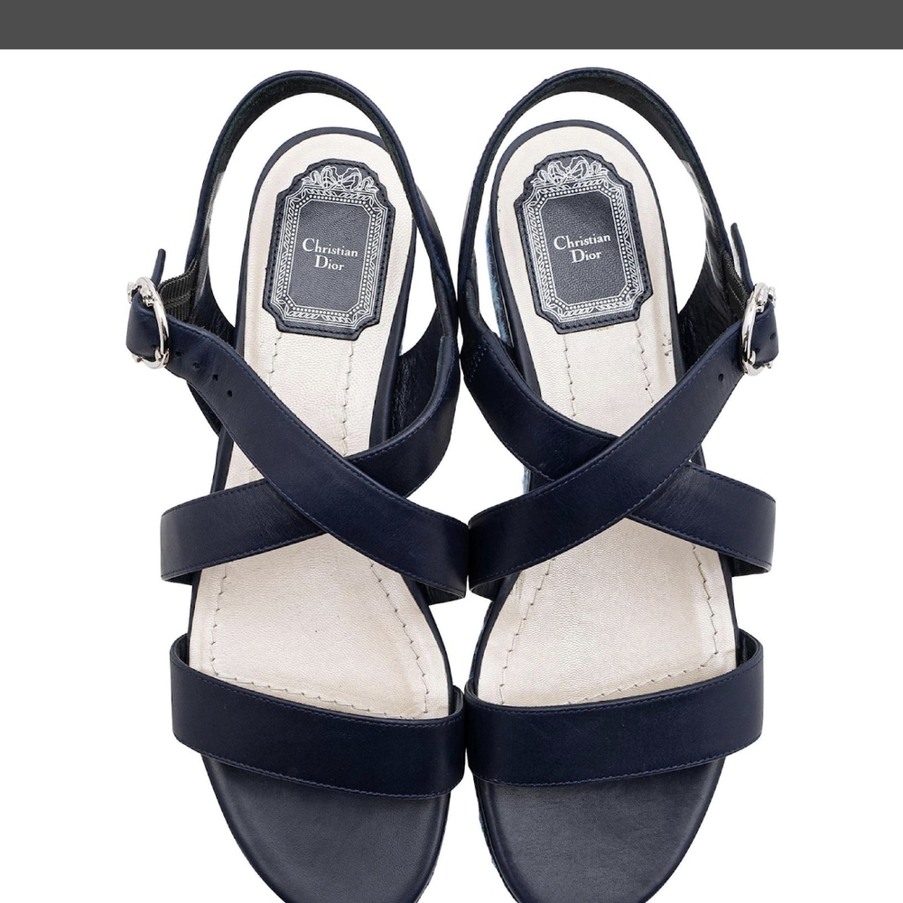 Dior Women's Floral Platform Sandals - Picture 5 of 6